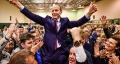 Micheal Martin After His Election to 33rd Dail